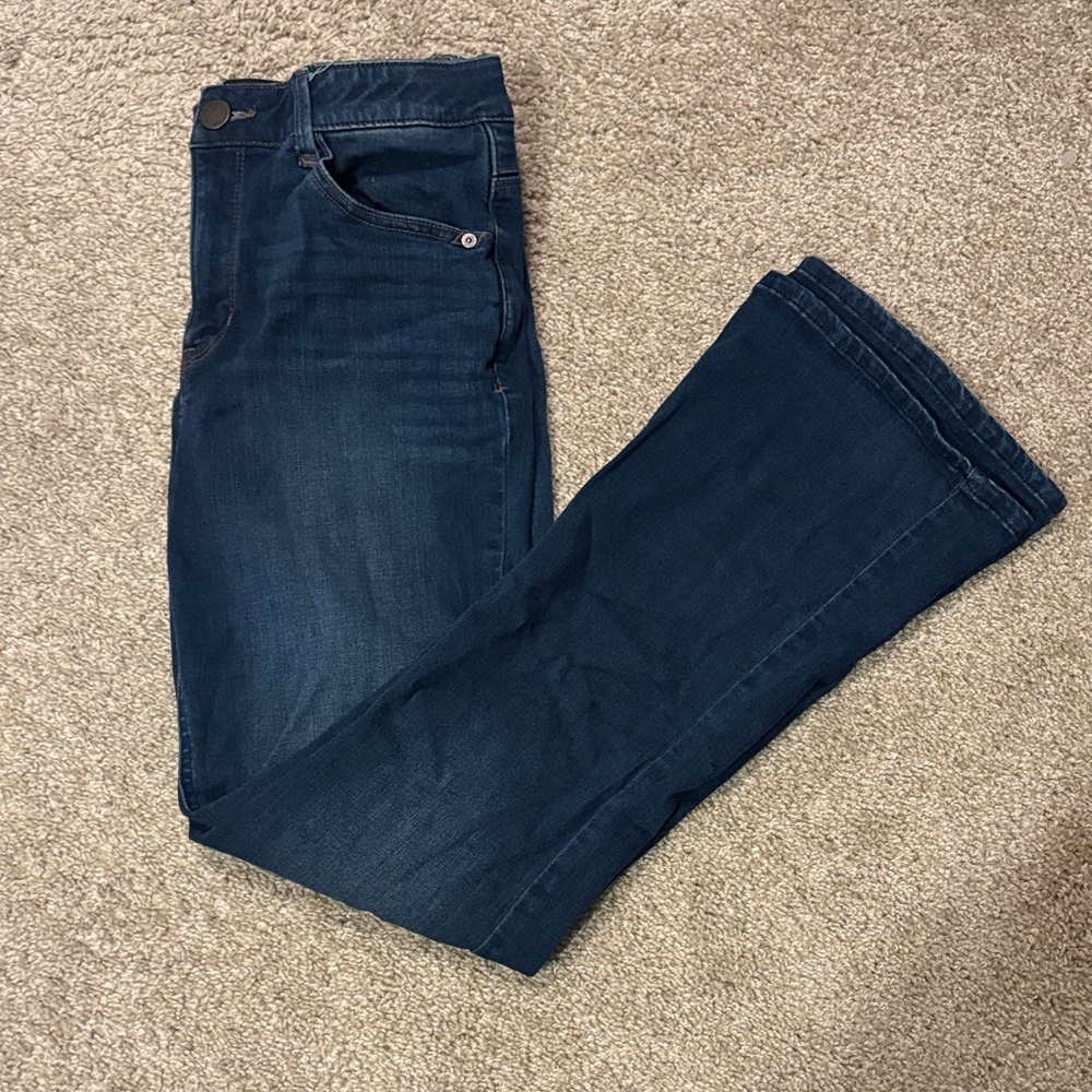 Wit & Wisdom Dark Wash Straight Leg Jeans - Deep Blue